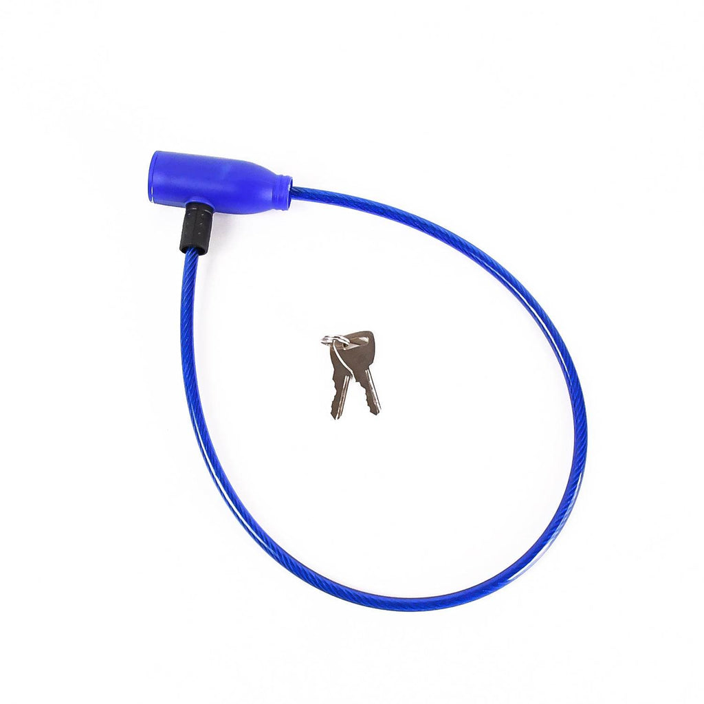 Heavy Duty Multipurpose Steel Cable Safety Lock With 2 Keys (1 Pc) - 9XShoppy