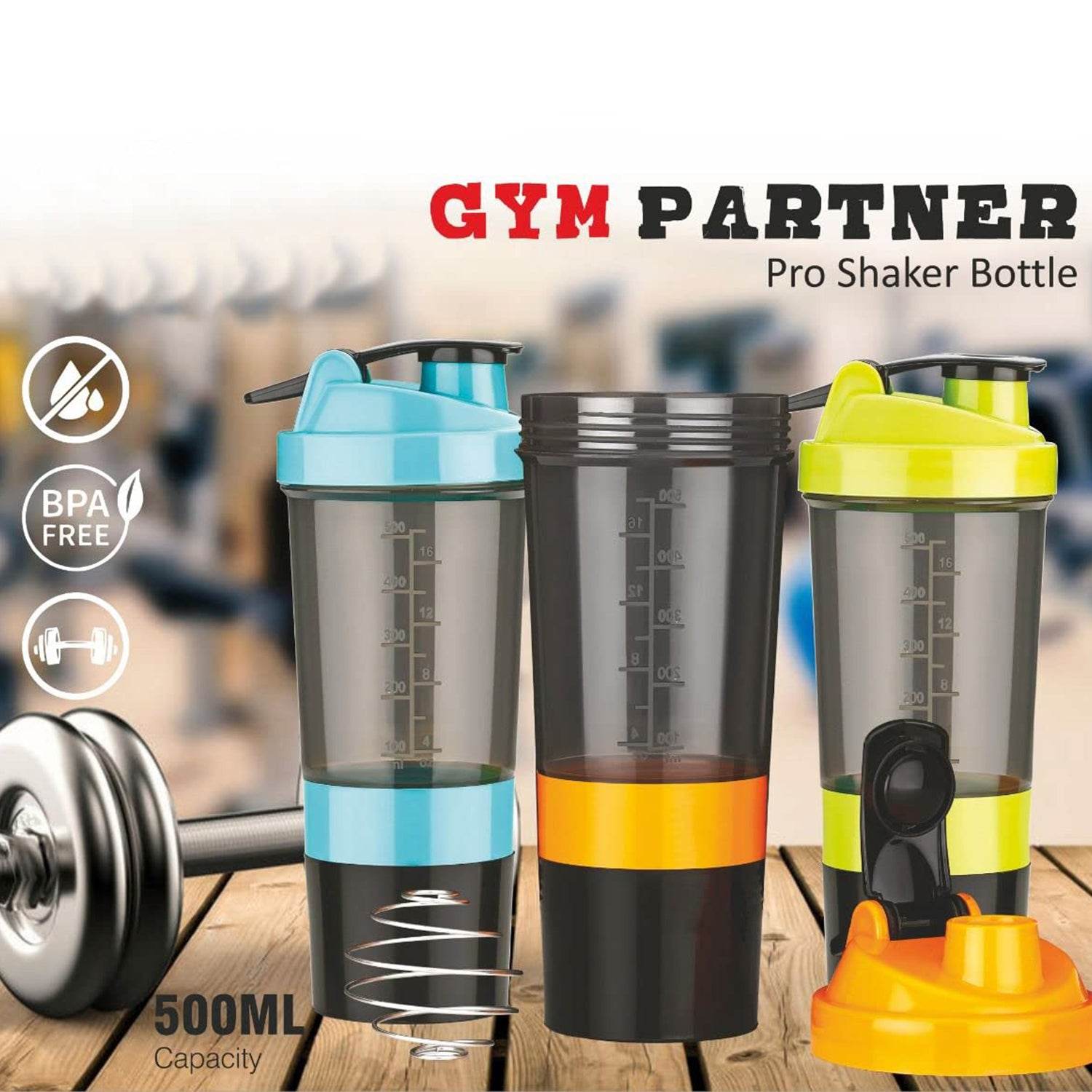 4857 Gym Shaker Bottle Shakers For Protein Shake - 9XShoppy