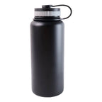 Black Stainless Steel Double Wall Vacuum-insulated Drink Water Bottle (1000 Ml) - 9XShoppy