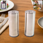 Stainless Steel Salt And Pepper Shaker Set (2 Pc) - 9XShoppy