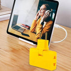 Wireless 3 In 1 Foldable Wall Plug Adapter Socket Converter (1 Pc) - 9XShoppy