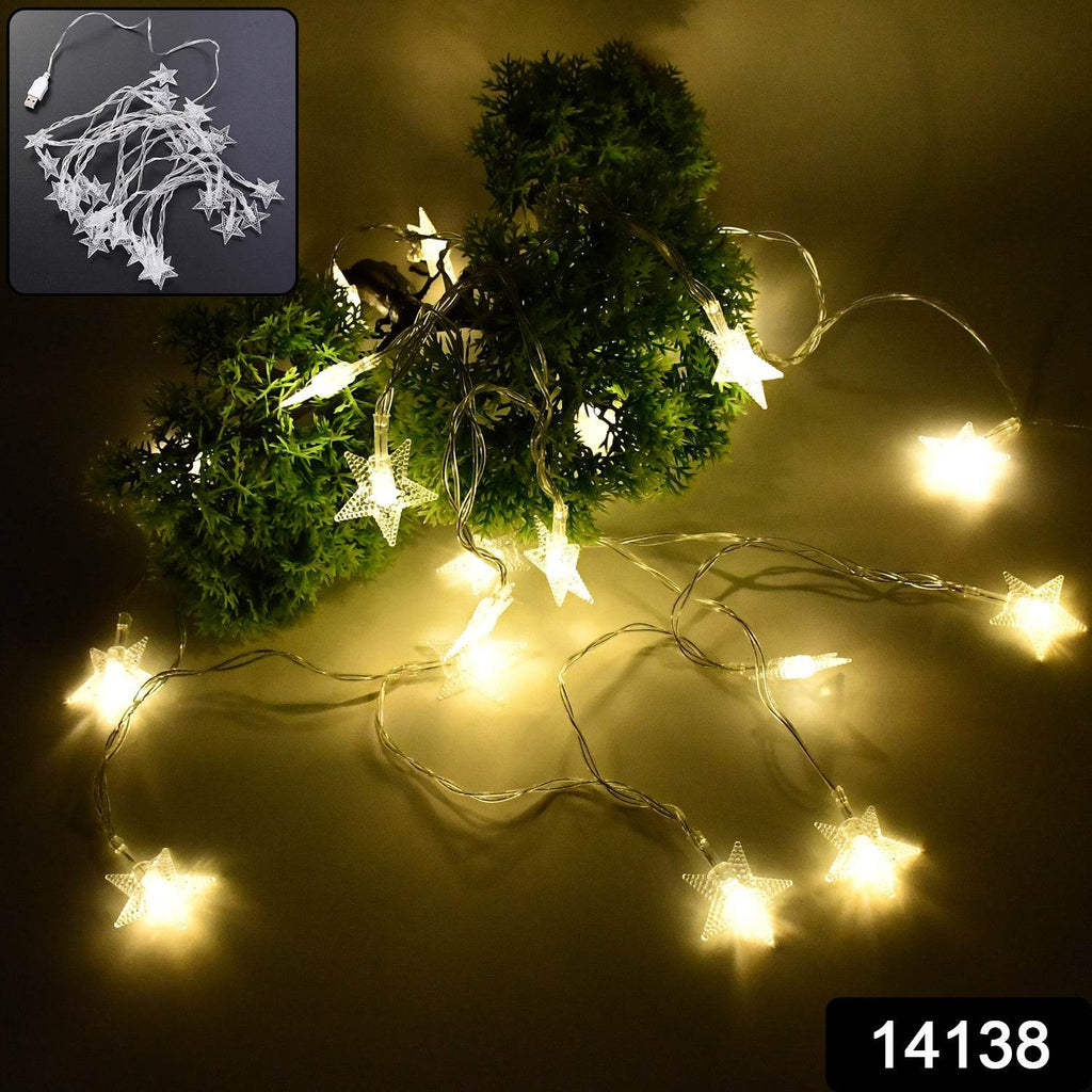 Usb Powered 20 Led Decorative Star String Fairy Lights - 9XShoppy