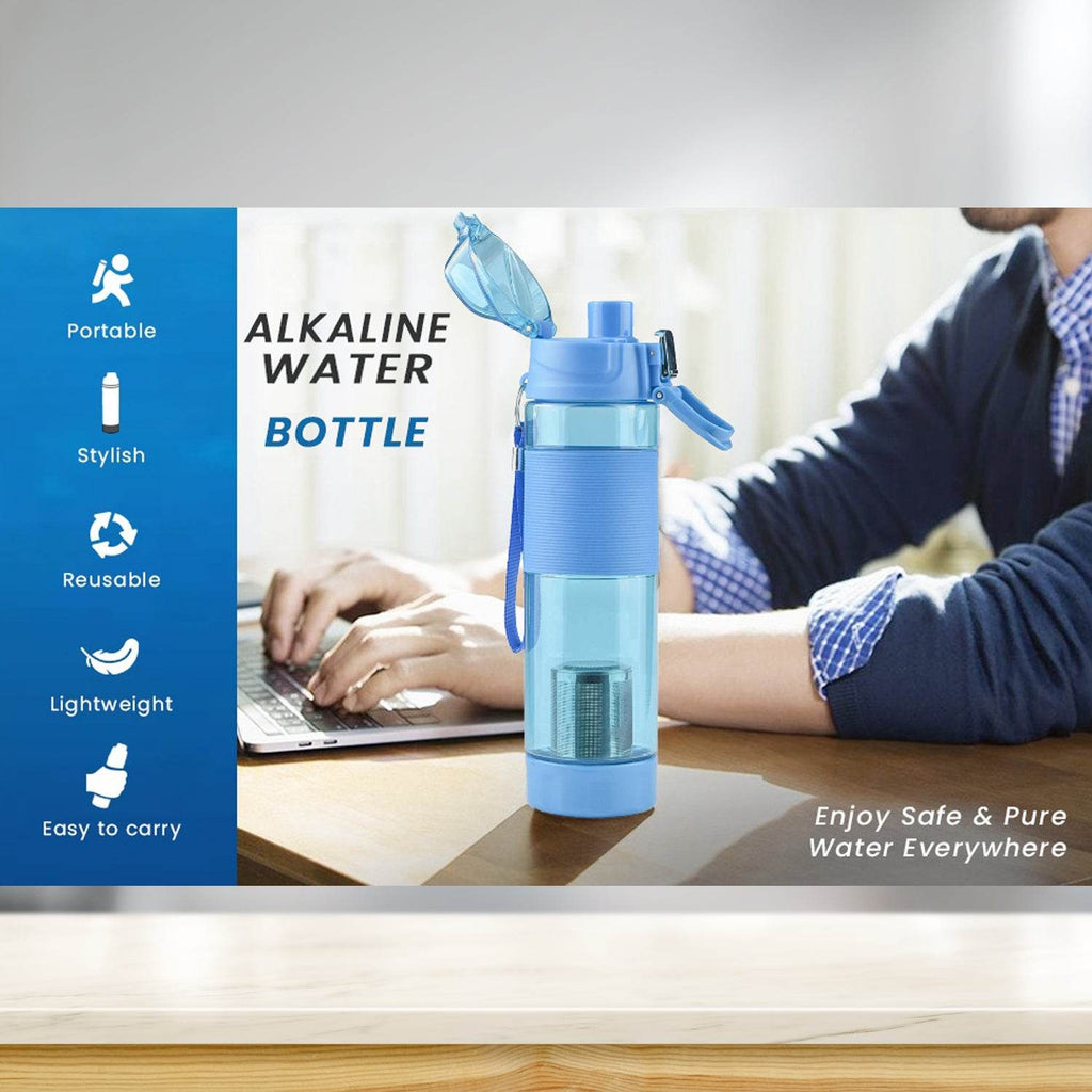 6480 Alkaline Water Bottle With Food Grade Plastic Stylish And Portable - 9XShoppy