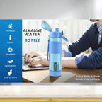 6480 Alkaline Water Bottle With Food Grade Plastic Stylish And Portable - 9XShoppy