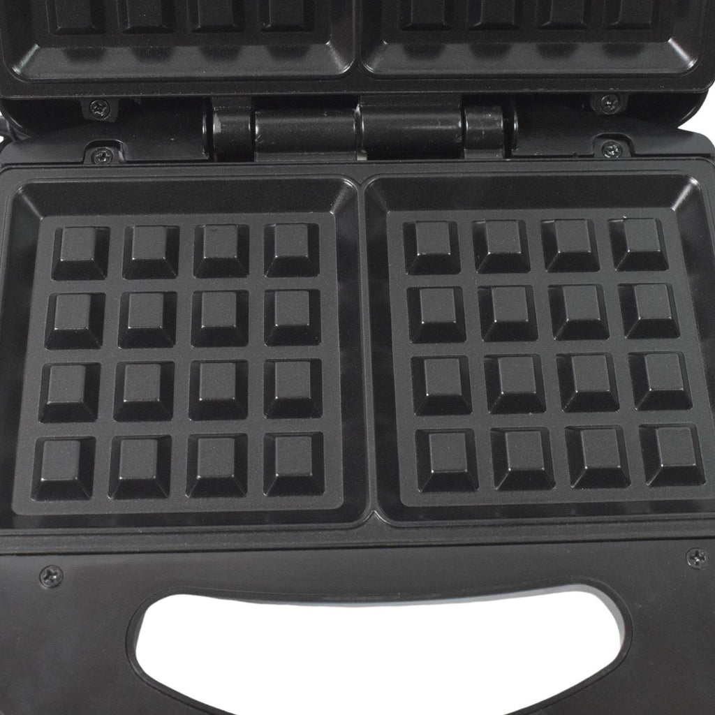 Waffle Maker Makes 2 Square Shape Waffles - 9XShoppy