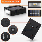 9536 Solar Wall Lights Small Fence Lights Solar Powered Up Down Led Porch Light Garden Lights Outdoor Solar Landscape Lights Waterproof Light (1 Pc) - 9XShoppy