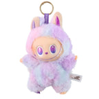 Light Purple Plush Toy Cartoon Keychain With Hook Colorful Light Purple (1 Pc) - 9XShoppy