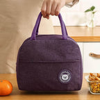 Lunch Box Bag For Women Men Insulated Lunch Bag With Zipper (1 Pc) - 9XShoppy