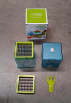 2 In 1 Potato Chipser Slicer French Fries Maker Finger Chips Plastic Two Blades Finger Chips Cutter For Kitchen Accessoryvegetable Fruit Slicer (1 Pc) - 9XShoppy