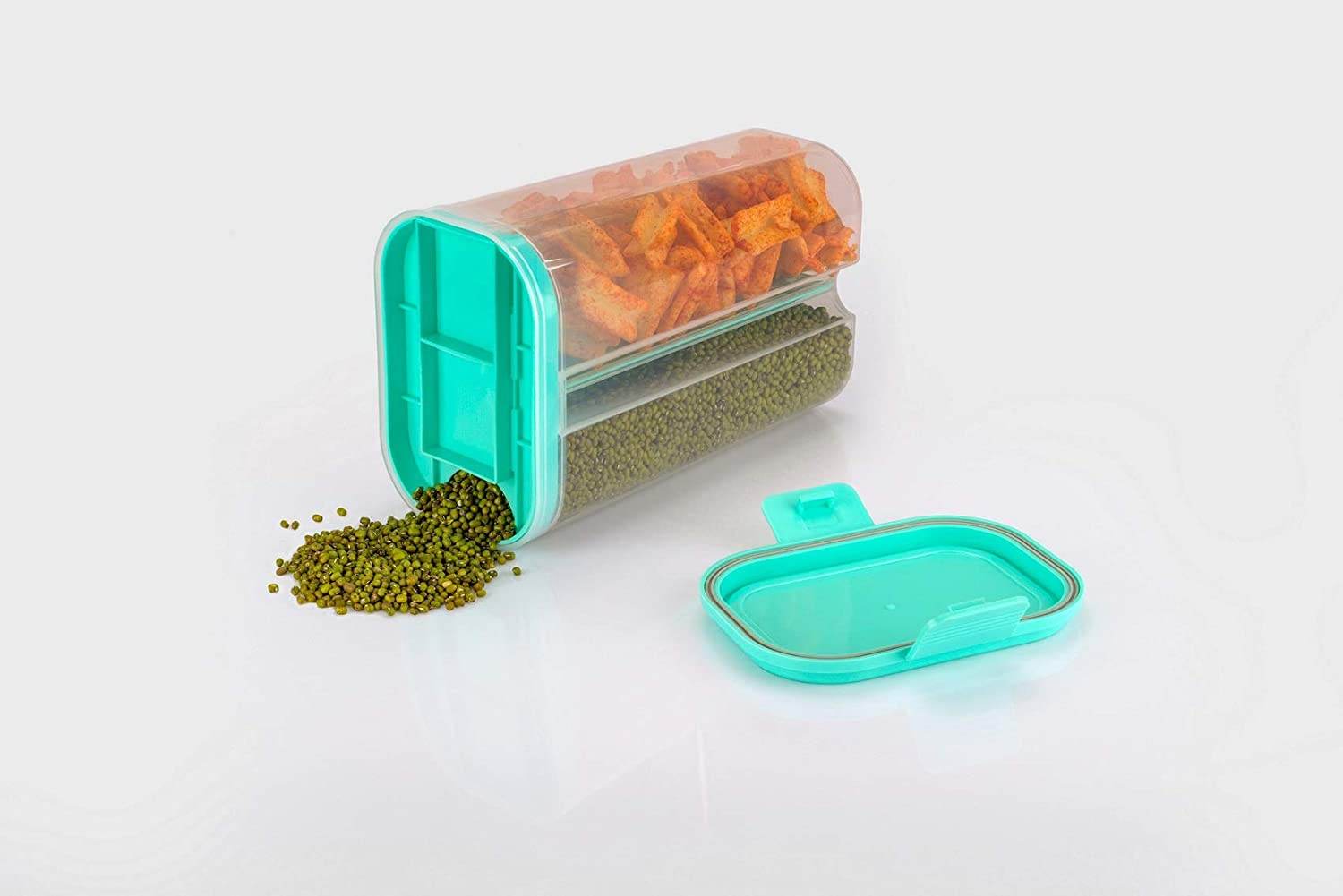 Air Tight Transparent Food Grain Cereal Storage Container - 9XShoppy