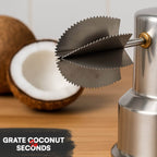 Supermom Stainless Steel Coconut Scraper With Vacuum Base (1 Pc) - 9XShoppy