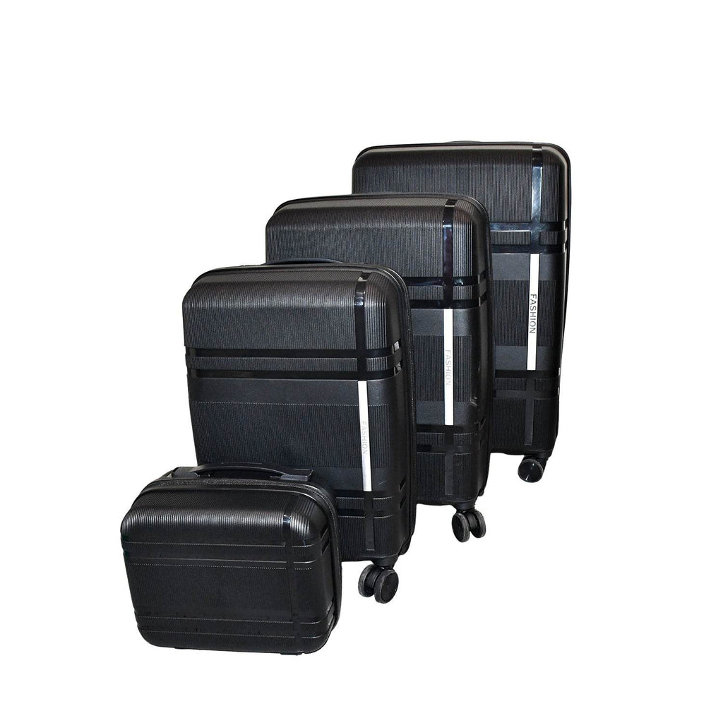 Mix Color Hard-shell Luggage Trolley 4-pc (Set) - 9XShoppy