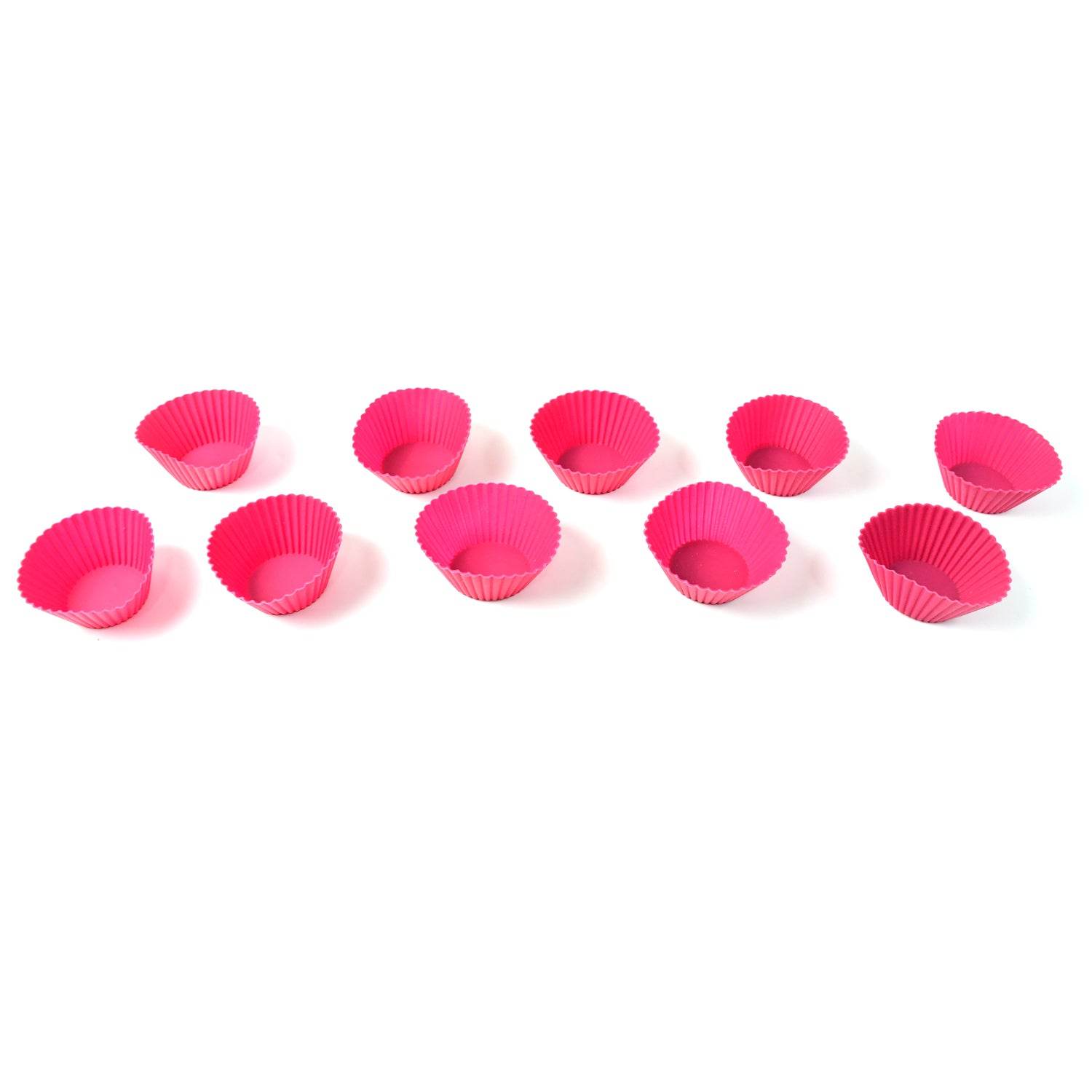 Silicone Cup Cake Mould (10 Pcs Set) - 9XShoppy