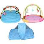 Multipurpose Baby Play Gym And Sleeping Mat (Mix Design 1 Pc) - 9XShoppy