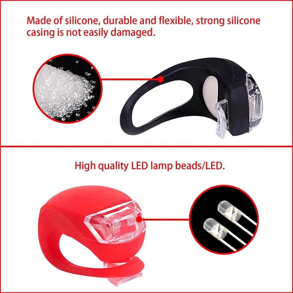 Silicone Led Bike Light Set (2 Pcs Set) - 9XShoppy