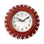 4918 Wooden Look Designer Wall Clock Plastic Decorative Latest Wall Clock Battery Operated Round Easy To Read For Roomhomekitchenbedroomofficeschool - 9XShoppy