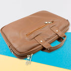 Office Laptop Bag Faux Leather Executive Formal - 9XShoppy