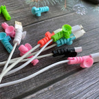 Cable Cord Protector Saver With Suction End (Suction Winder 4 Pcs Set) - 9XShoppy