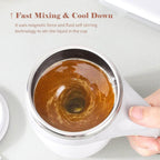 Stirring Coffee Mug Magnetic Stirring Coffee Cup - 9XShoppy