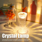 Crystal Lamp Universal Night Light Soft Lighting Eye Protection For Nursery Study Bedroom Transparent Crystal Table Soft Lighting Multipurpose For Hotel For Office For Childrens Room (12pc Moq) - 9XShoppy
