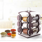Spice Jar Set - Food Grade Plastic 12pcs Spice Jar - 9XShoppy