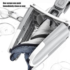 4874 X Shape Mop Or Floor Cleaning Hands-free Squeeze Microfiber Flat Mop System 360 Flexible Head Wet And Dry Mop For Home Kitchen With 1 Super-absorbent Microfiber Pads. - 9XShoppy