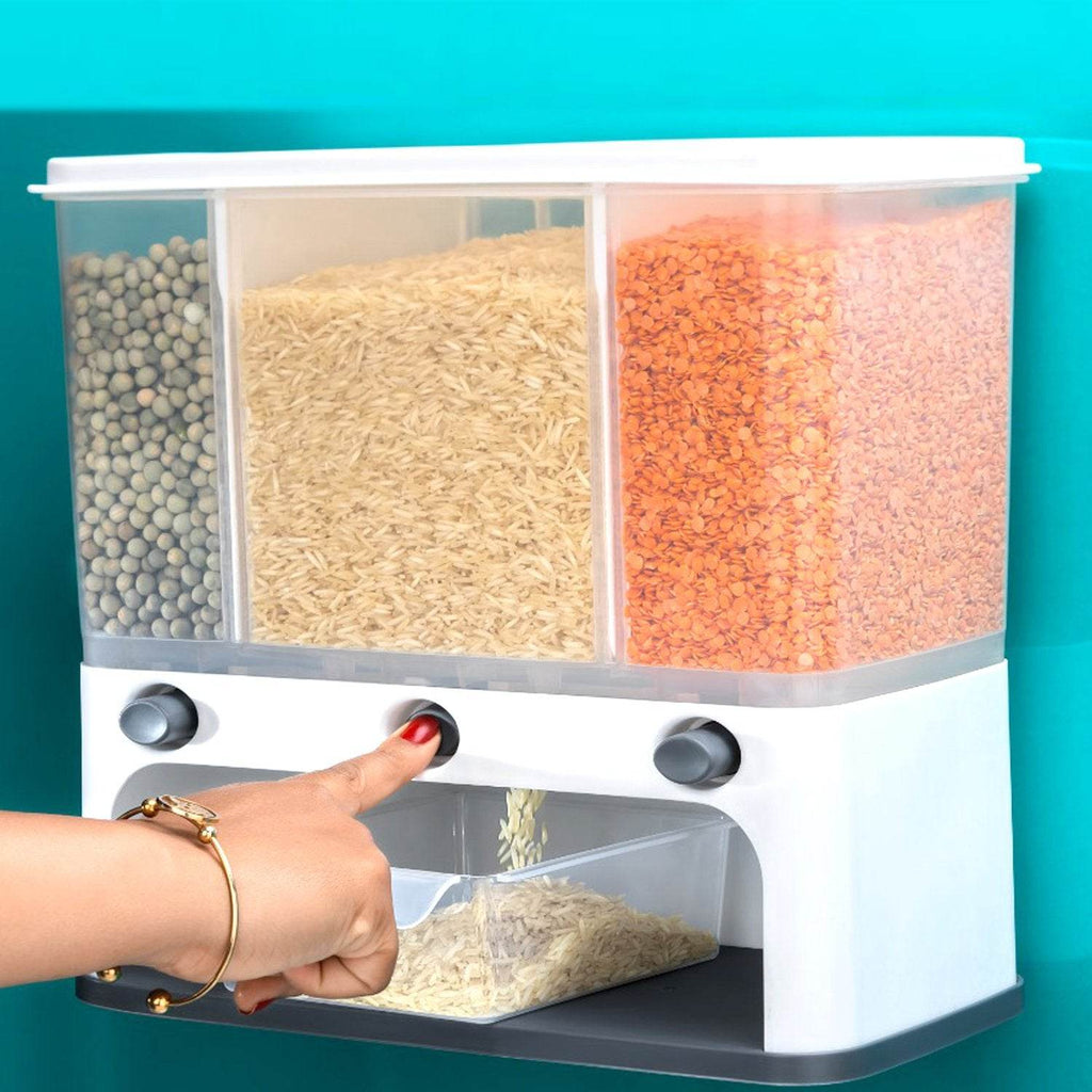 3 In 1 Push Button Wall Mount Container - 9XShoppy