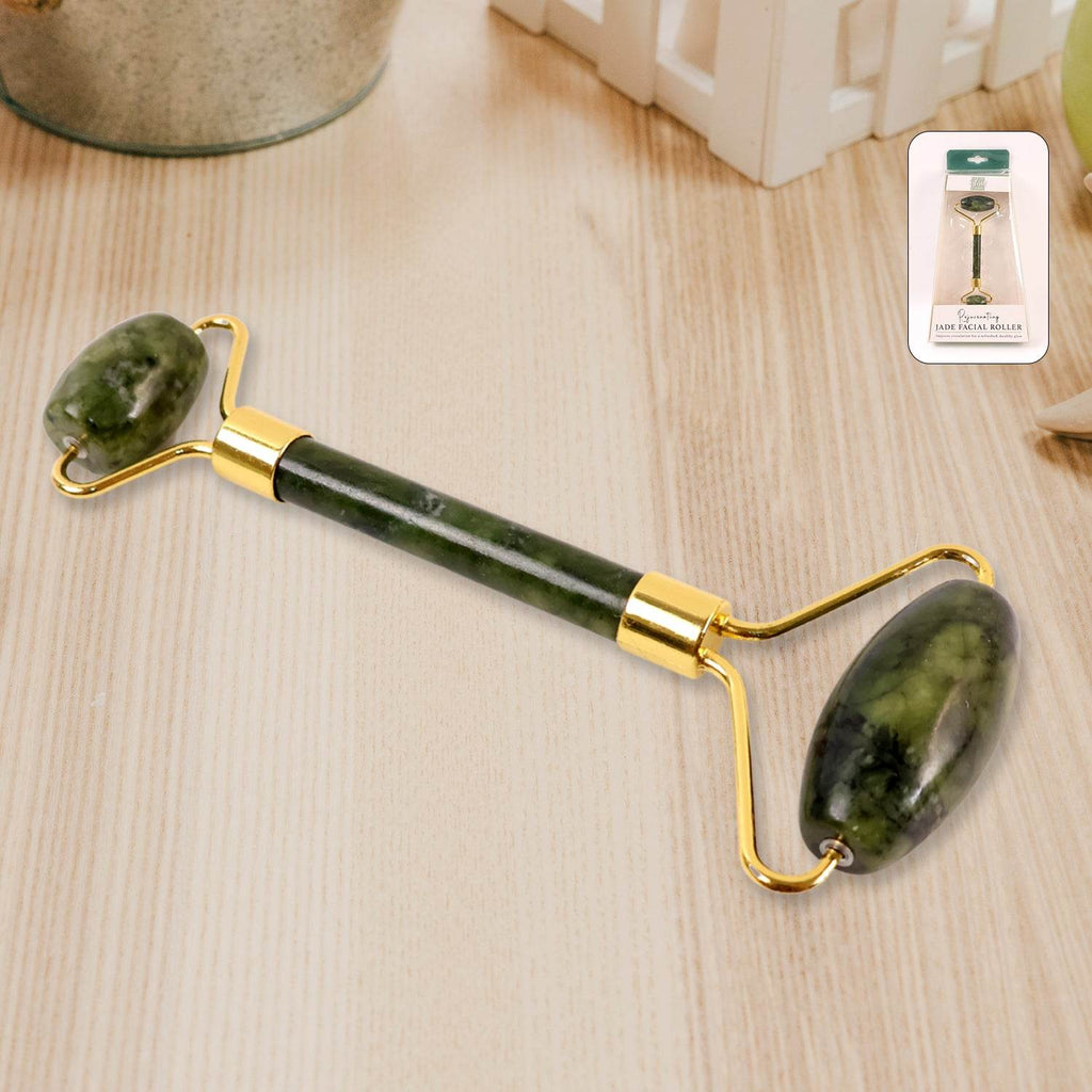 Dual-headed Jade Facial Massage Roller (1 Pc) - 9XShoppy