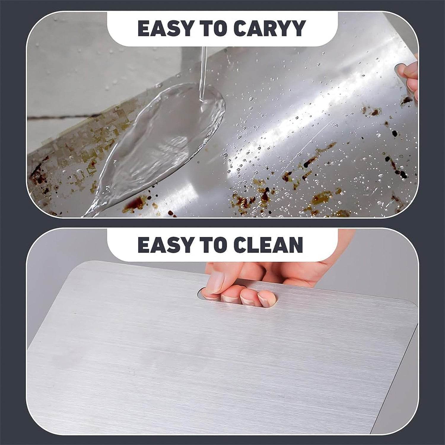 Stainless Steel Vegetable Fruit Cutting Chopping Board (3120 Cm 1 Pc) - 9XShoppy