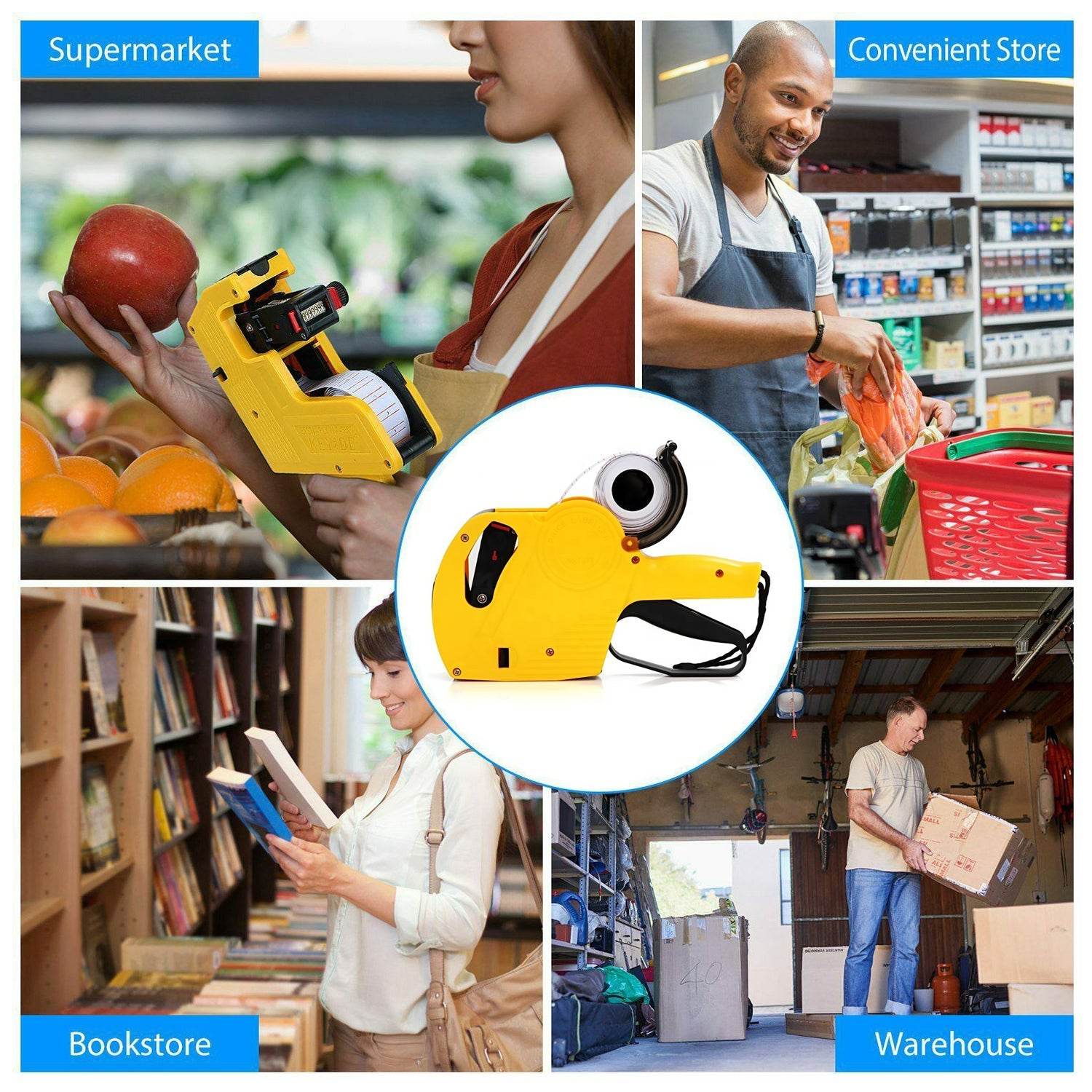 9028 Price Labeller Gun Widely Used In Departmental Stores And Markets For Price Tagging Among Customers. - 9XShoppy