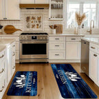 Kitchen Floor Mat Non-slip Printed Runner Rugs (3 Pc) - 9XShoppy