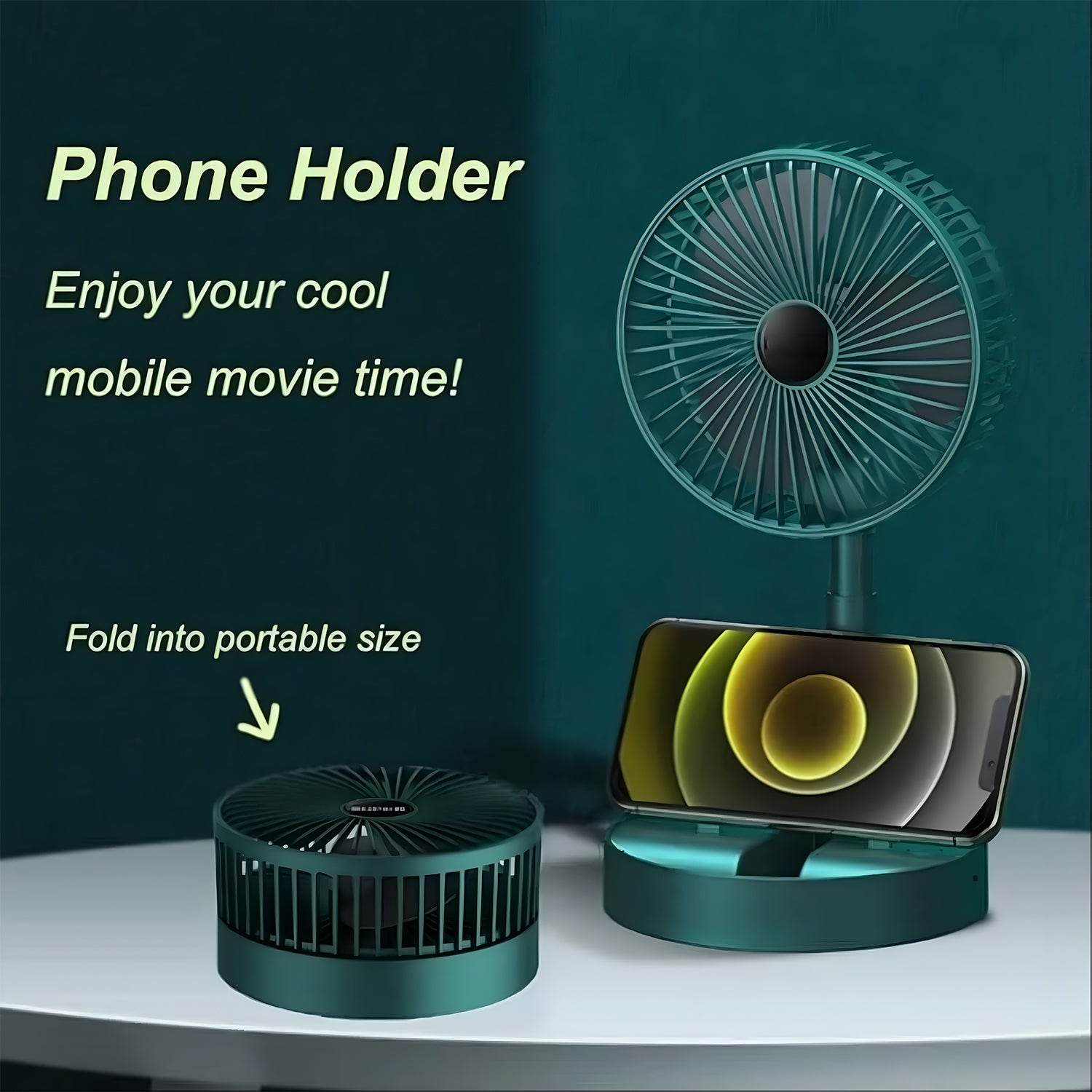 Telescopic Electric Desktop Fan - 9XShoppy
