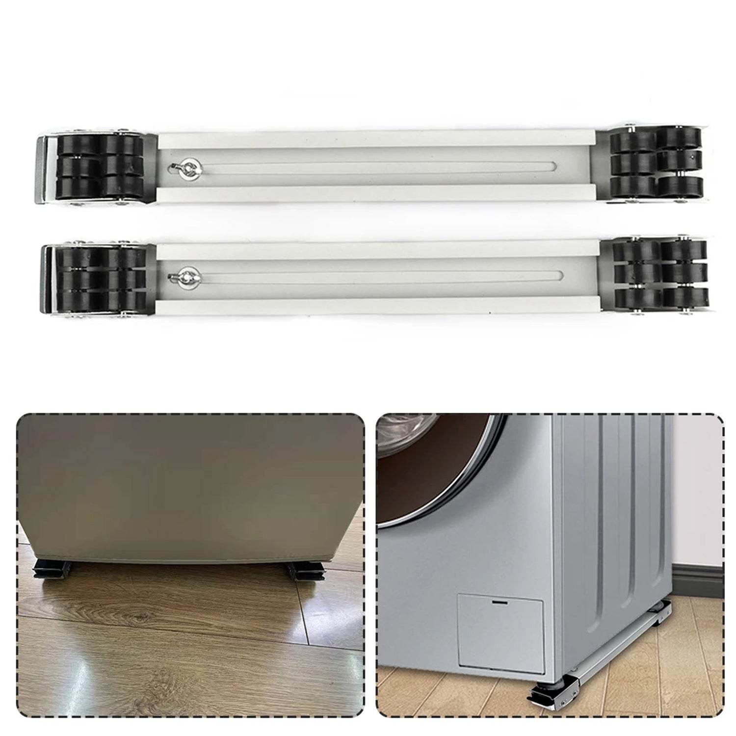 1694 2pc Castor Wheels Heavy Duty For Furniture Moving - 9XShoppy
