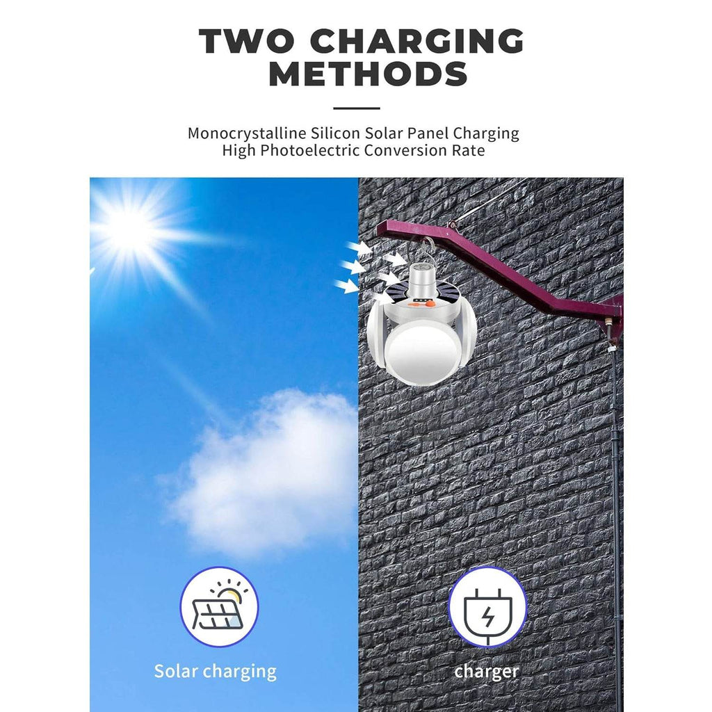 Solar Multi-functional Emergency Led Light Bulb - 9XShoppy