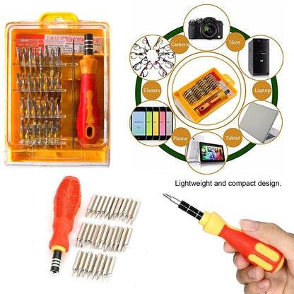 Screwdriver Set 32 In 1 With Magnetic Holder - 9XShoppy