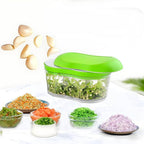 Manual Hand Push Garlic Cutter Vegetable Chopper (1 Pc) - 9XShoppy