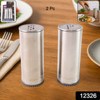 Stainless Steel Salt And Pepper Shaker Set (2 Pc) - 9XShoppy