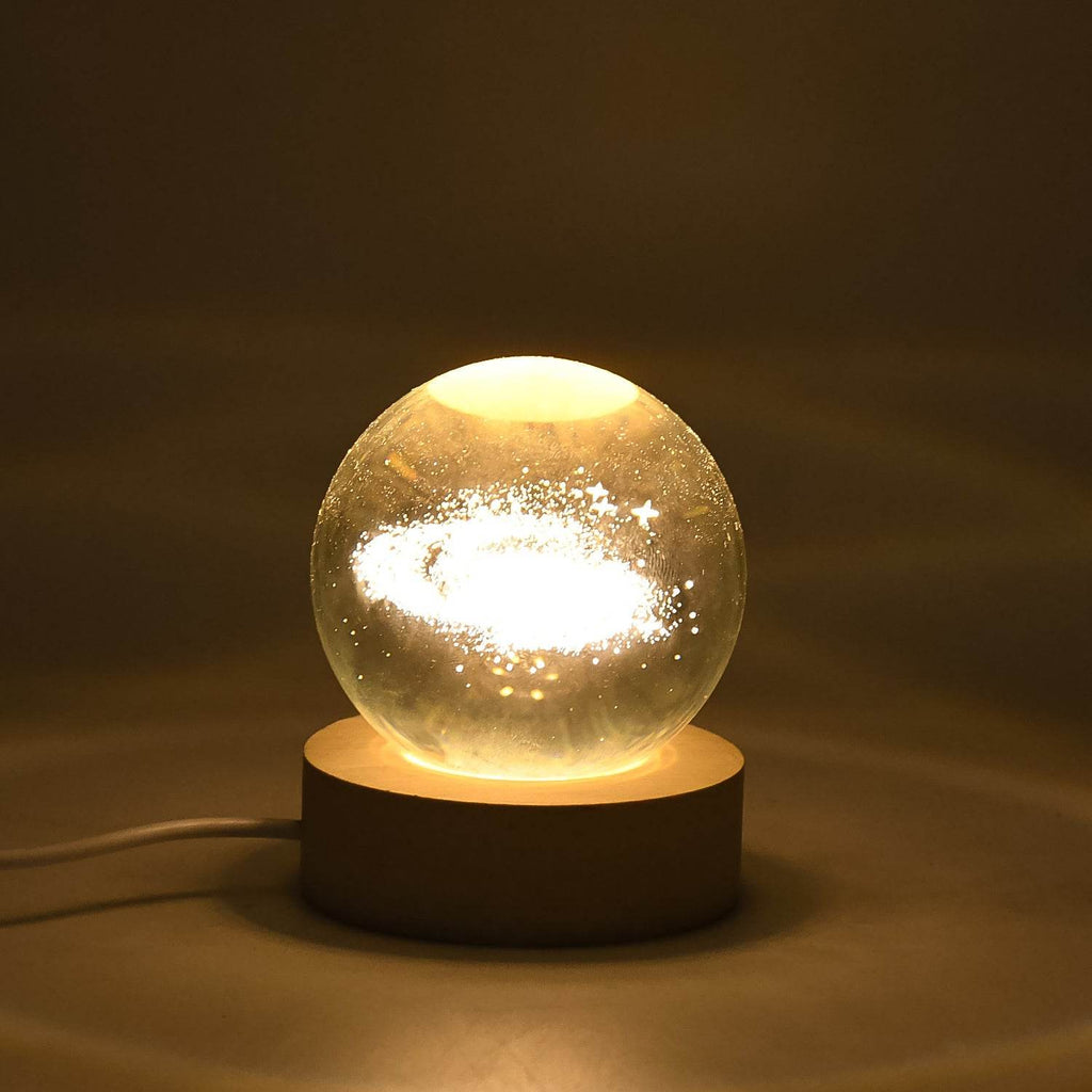 3d Crystal Ball Lamps With Base (1 Pc) - 9XShoppy