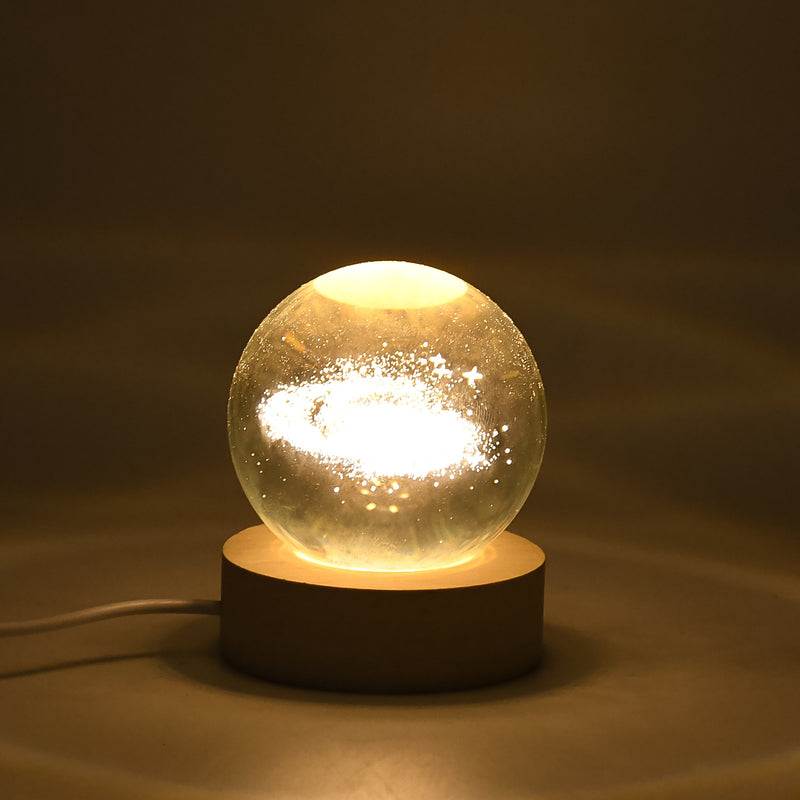 3d Crystal Ball Lamps With Base (1 Pc)