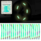 Car Wheel Hub Reflective Car Stickers Night Warning Stickers (20 Pcs Set Multicolored) - 9XShoppy