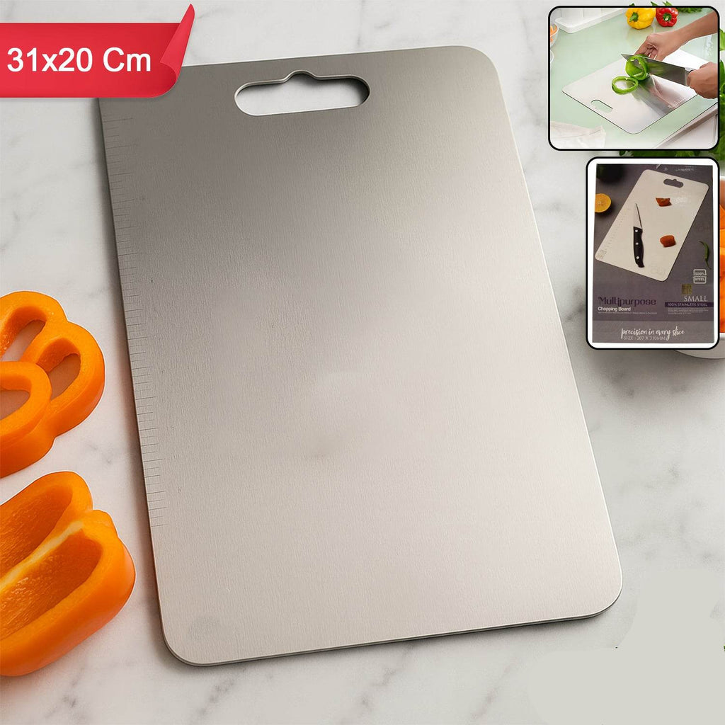 Stainless Steel Vegetable Fruit Cutting Chopping Board (3120 Cm 1 Pc) - 9XShoppy