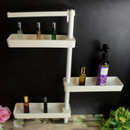 Kitchen Organization Rotating Shelf Storage Racks Multipurpose Adjustable (1 Set) - 9XShoppy