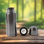 Stainless Steel Hot And Cold Water Bottle With Push-down Lid (350ml) - 9XShoppy