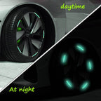 Car Wheel Hub Reflective Car Stickers Night Warning Stickers (20 Pcs Set Multicolored) - 9XShoppy