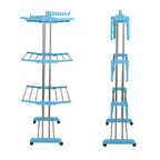 Premium Heavy Duty Stainless Steel 3 Layer Foldable Cloth Drying Stand (1 Set With Colour Box) - 9XShoppy