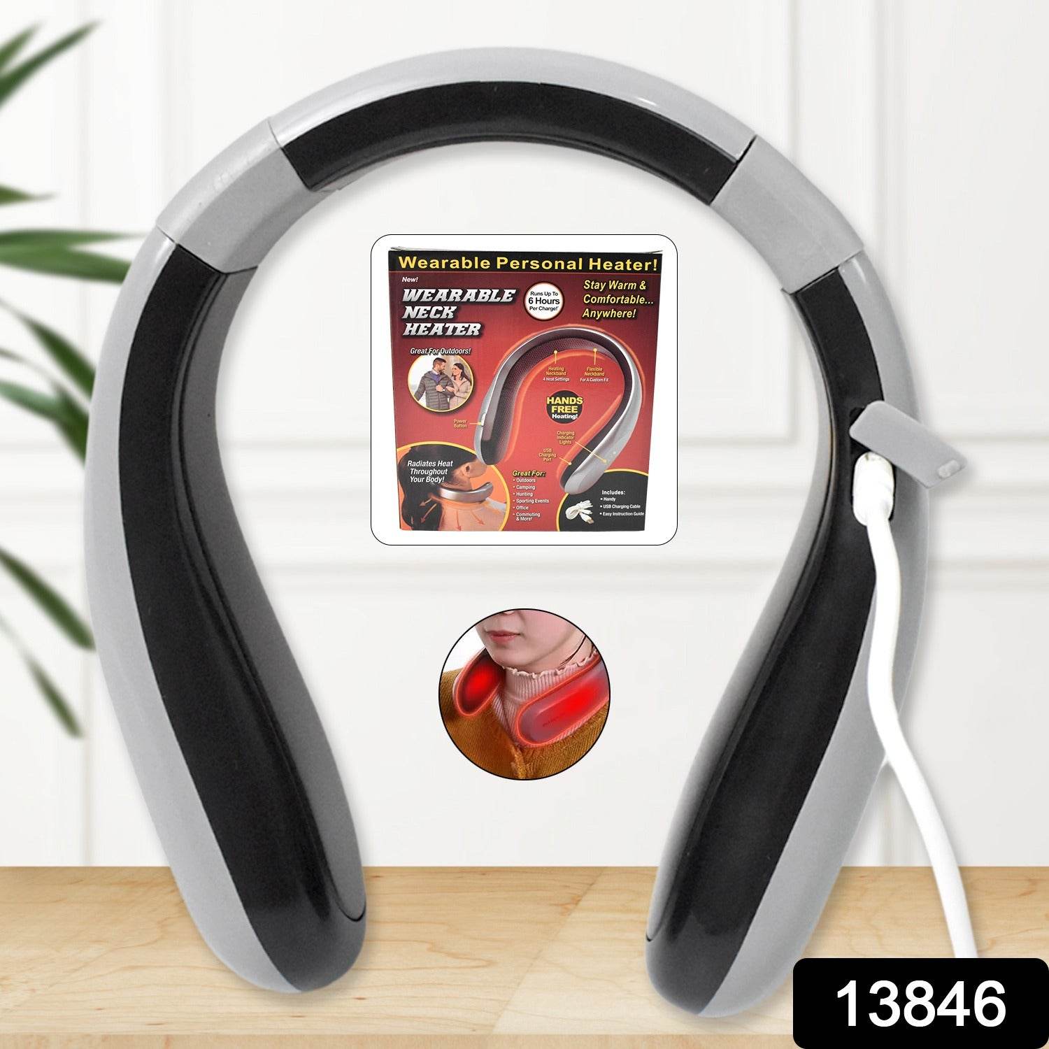 Usb Type C Rechargeable - Wearable Neck Heater (1 Pc) - 9XShoppy