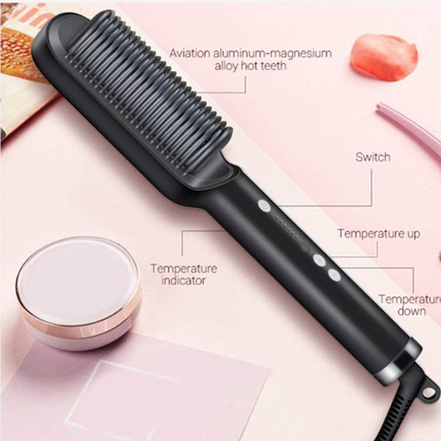 6168 Hqt-909b Hair Straightener Used While Massaging Hair Scalps And Head. - 9XShoppy