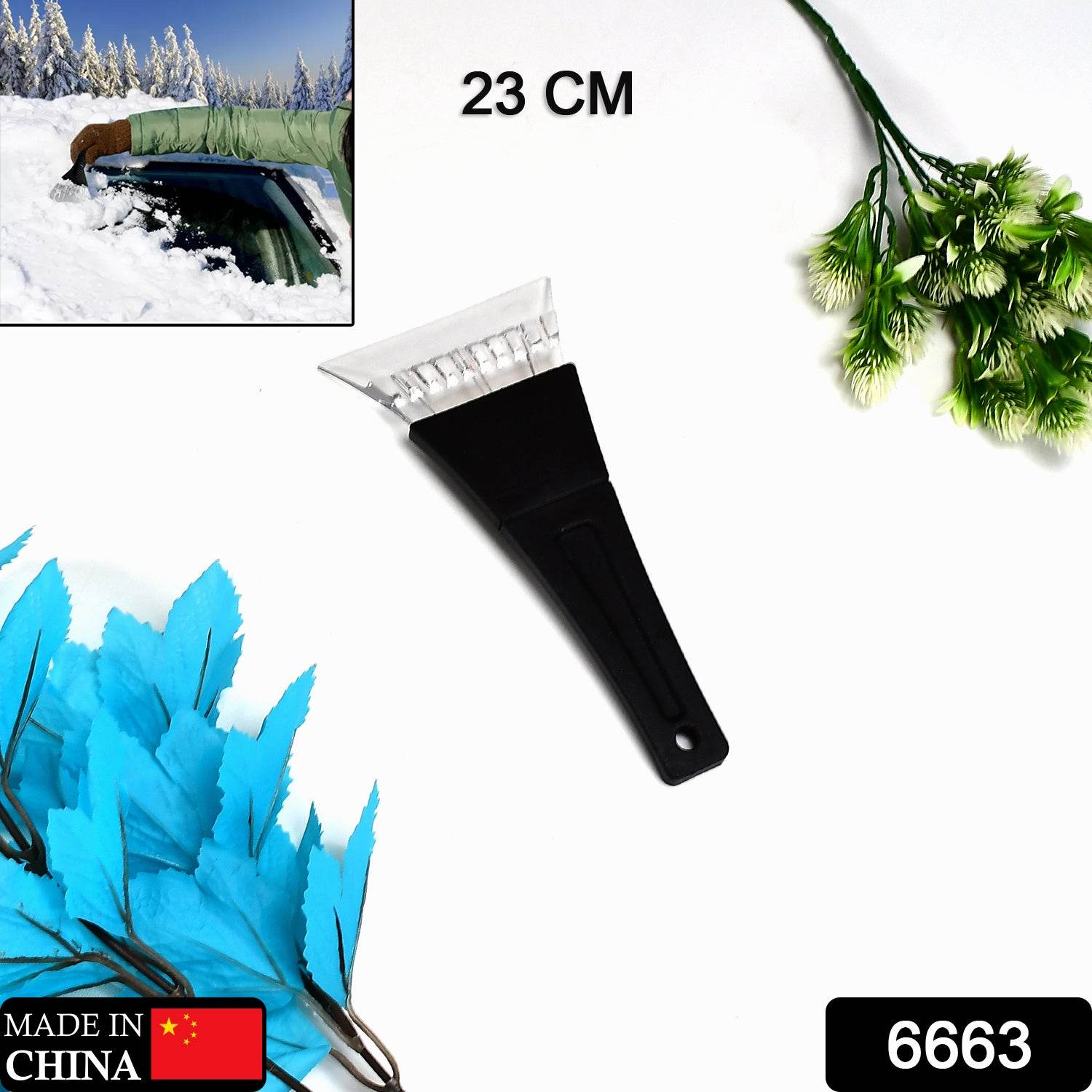 6663 Ice Scraper Windshield With Window For Cars - 9XShoppy