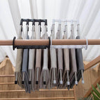 Adjustable Trouser Pants Hanger Organizer - 9XShoppy