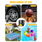 Mini Digital Portable Car Tyre Air Compressor - (1 Pc)